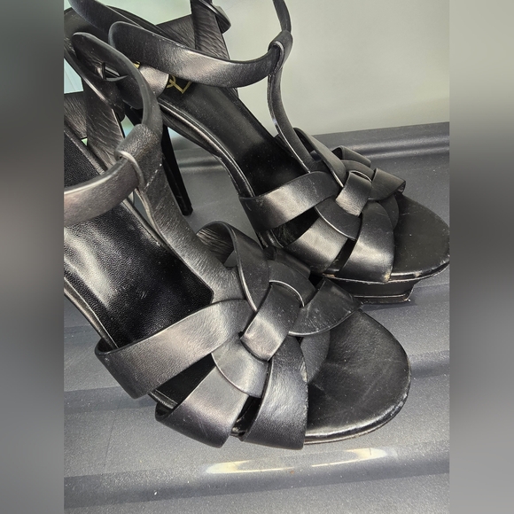 YSL Saint Laurent TRIBUTE leather heel size 11 (41 EU) - Picture 5 of 12